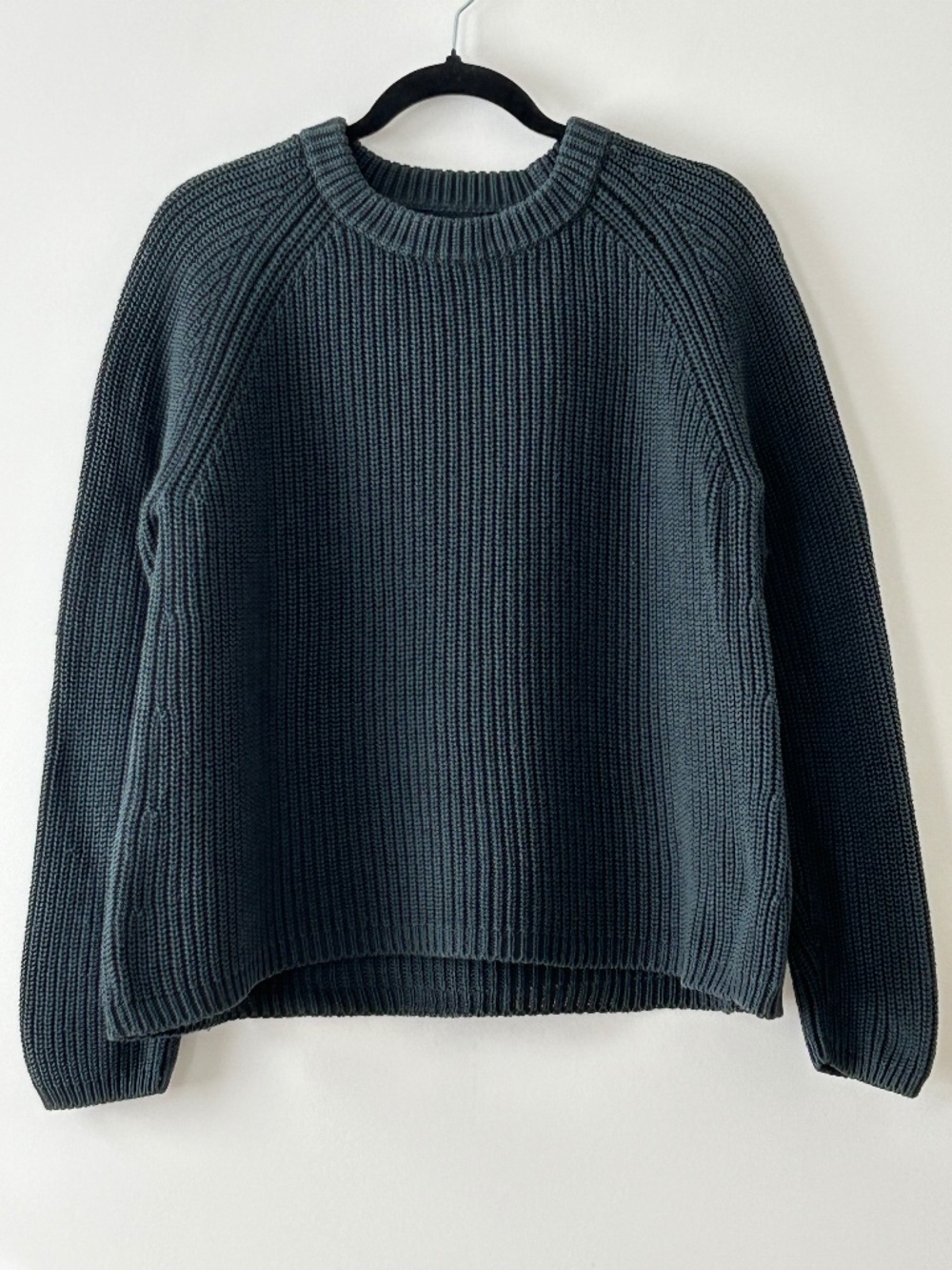 Quince 100% Organic Cotton Fisherman Crewneck Sweater